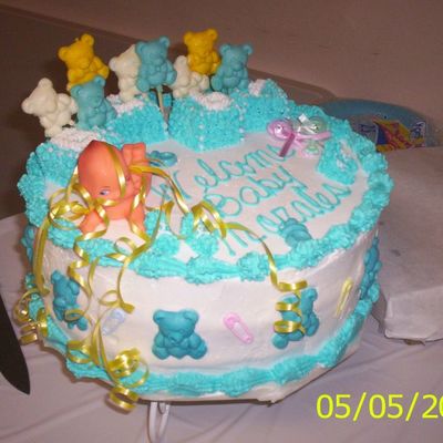 Baby And Teddy's Cake
