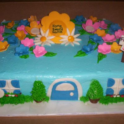 House Warming House Cake