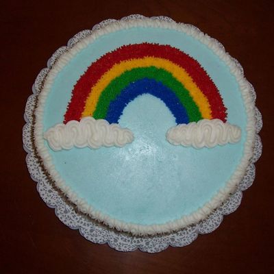 First Cake - Side View