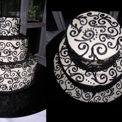 Black Swirls And Curls