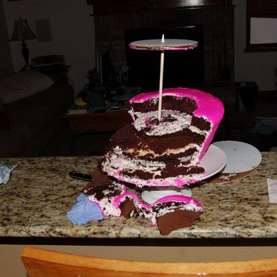 My First Topsy Turvy Cake