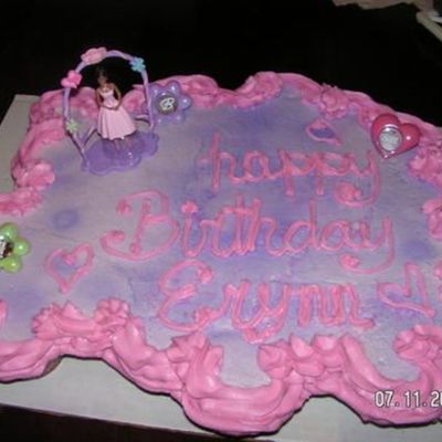 Barbie Cupcake Cake