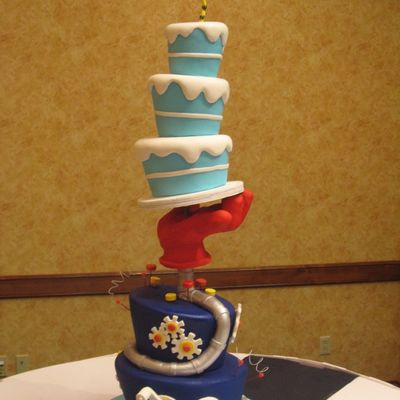 Dr. Seuss Wedding Cake