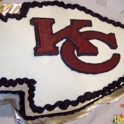 Kc Chiefs Arrowhead Groom's Cake - Fall Wedding