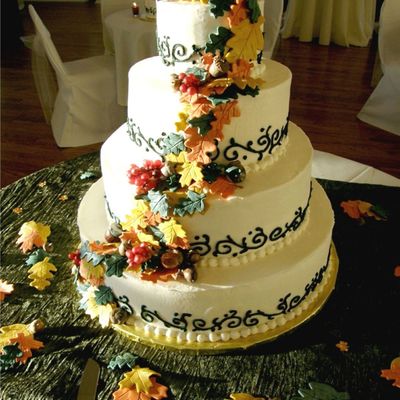 Fall Wedding Cake