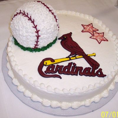 Groom's Cake - St. Louis Cardinal Fan