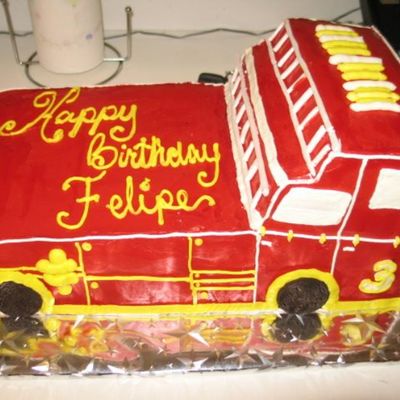 Firetruck Cake