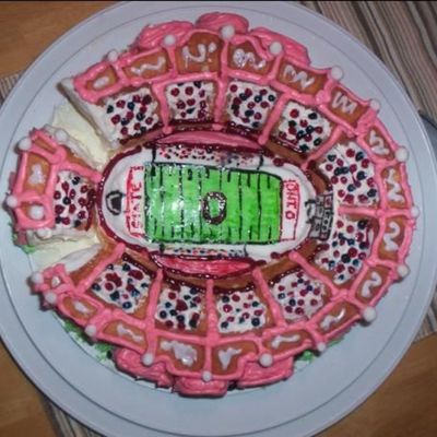 Osu Horseshoe Stadium Cake