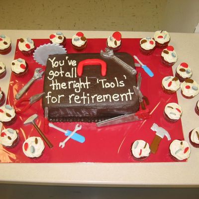 Tool Box Retirement Cake