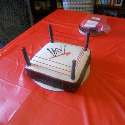 Wwe Wrestling Cake