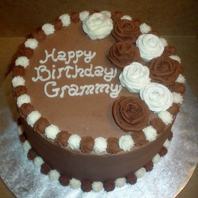 Chocolate & White Birthday