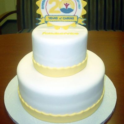 Stacked Fondant Cake