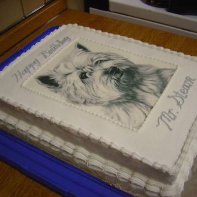 Westie Cake