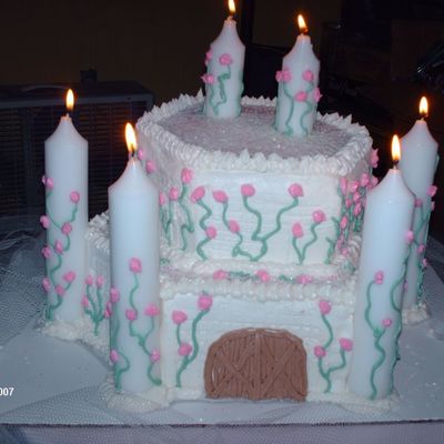 Princess Castle Cake
