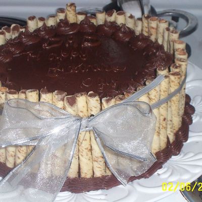 Elegant Chocolate Father's Day Cake!