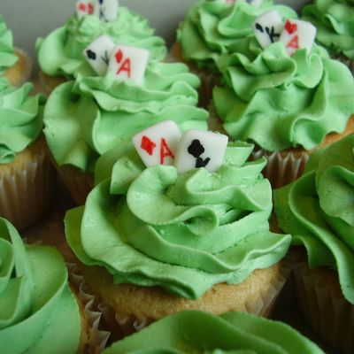 Blackjack Birthday Cupcakes