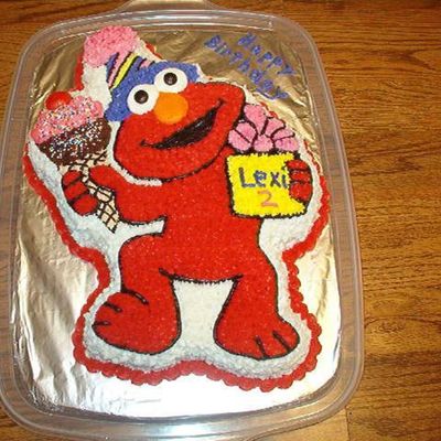 Elmo Birthday Cake