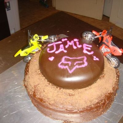 Dirtbike Cake