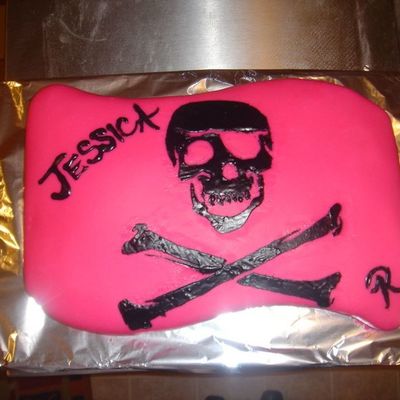 Pirate Flag Cake