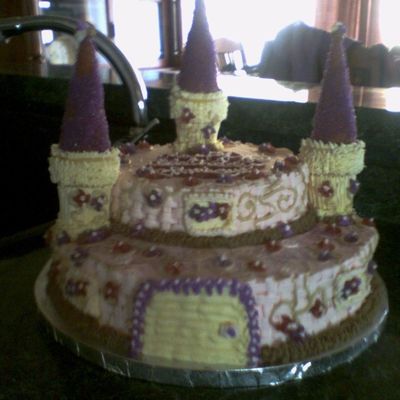 Princess Castle Cake
