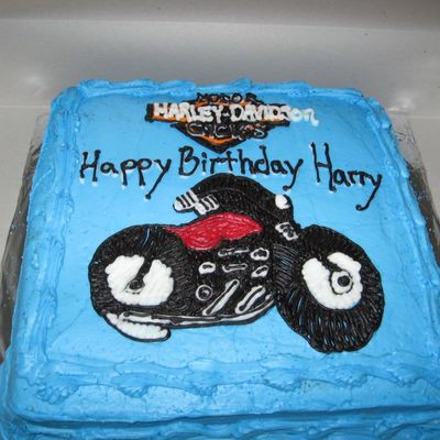 Harley Motorcycle Cake