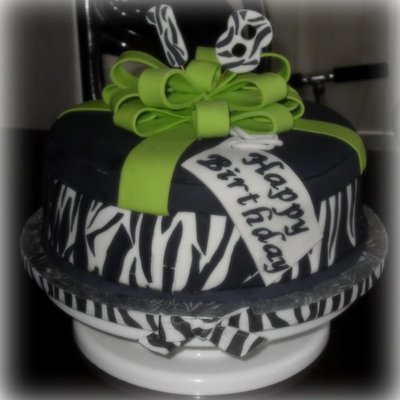 18Th Bday Zebra Gift Box