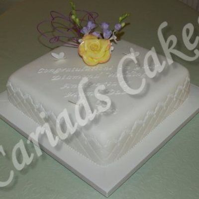 Diamond Wedding Anniersary Cake.