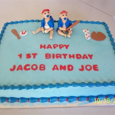 Baseball Themed 1St Birthday