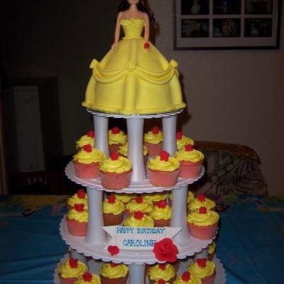 Belle Cupcake Tower