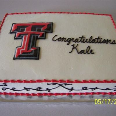 Texas Tech Graduation Cake