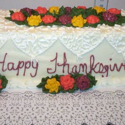 Another Bountiful Centerpiece Cake