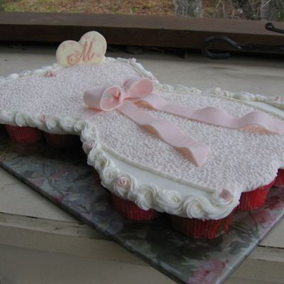 Bridal Shower Cupcake Cake