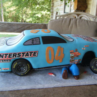 Race Car Grooms Cake