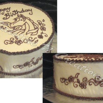 My Sister's Horse Birthday Cake