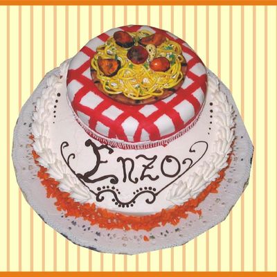 "spaghetti E Cozze" Cake