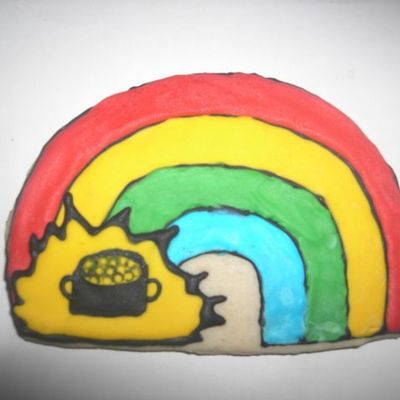 Rainbow With Pot Of Gold