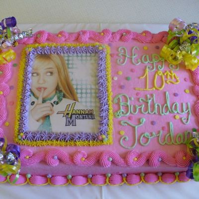 Hannah Montana B-Day Cake