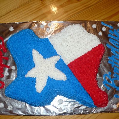 Texas Birthday Cake