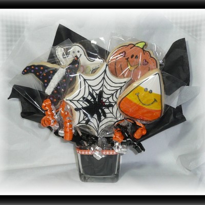 Halloween Cookie Bouquet