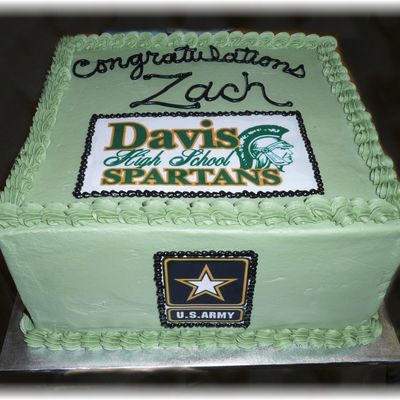 Army/grad Cake