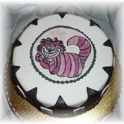 Cheshire Cat Cake