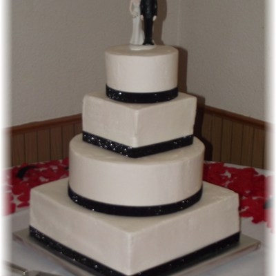 Black And White Cake (Round/square)