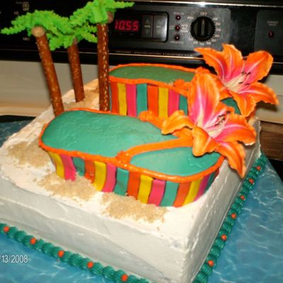Flip Flop Cake