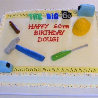 Construction Worker Cake