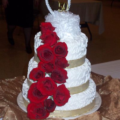 50Th Wedding Anniversary Cake