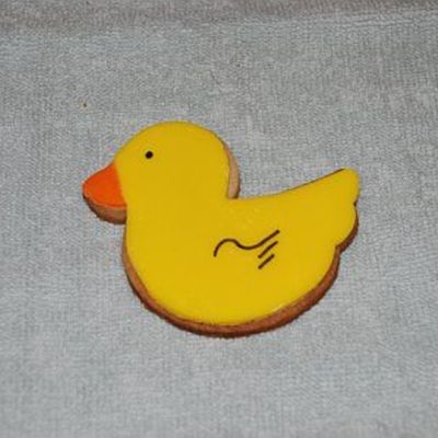 Rubber Duckie Cookie