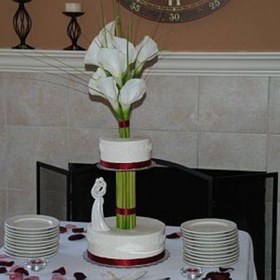 Calla Lily Illusion Cake