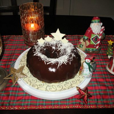 Christmas Ganache Cake