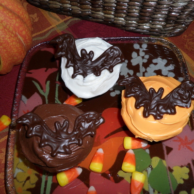Chocolate Bat Cupcakes
