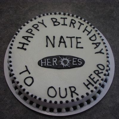 Heroes Birthday Cake